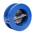 PN10/16 6inch Ductile Iron Stainless Steel One Way Non Return Valve Dual Plate Wafer Flap Check Valve DN100 DN150