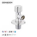 PPW Brass Ball Angle Valve High Quality Modern Design Smart Toilet Chrome Finish Manual Stop Control Valve Female Water High