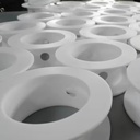 Butterfly Valve PTFE Valve Seat Parts OEM Customizable Machined Plastic DN40-DN1200