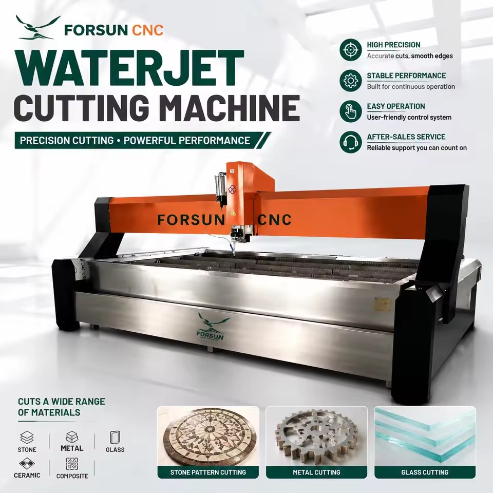 Water Jet Cnc Glass Cutting Machine High Pressure Waterjet Cutting Machine Price