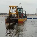 Mini 8 Inch Jet Suction Dredger Machine Portable Cutter Suction Sand Dredger for Sale with High Flow Slurry Pump