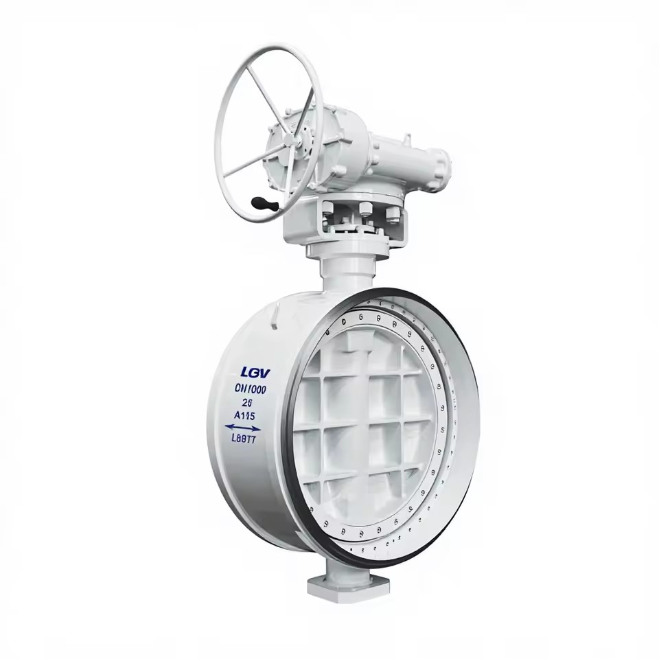 Manual Water High Temperature Triple Eccentric Metal-to-Metal Hard Sealed Butt Weld Butterfly Valve