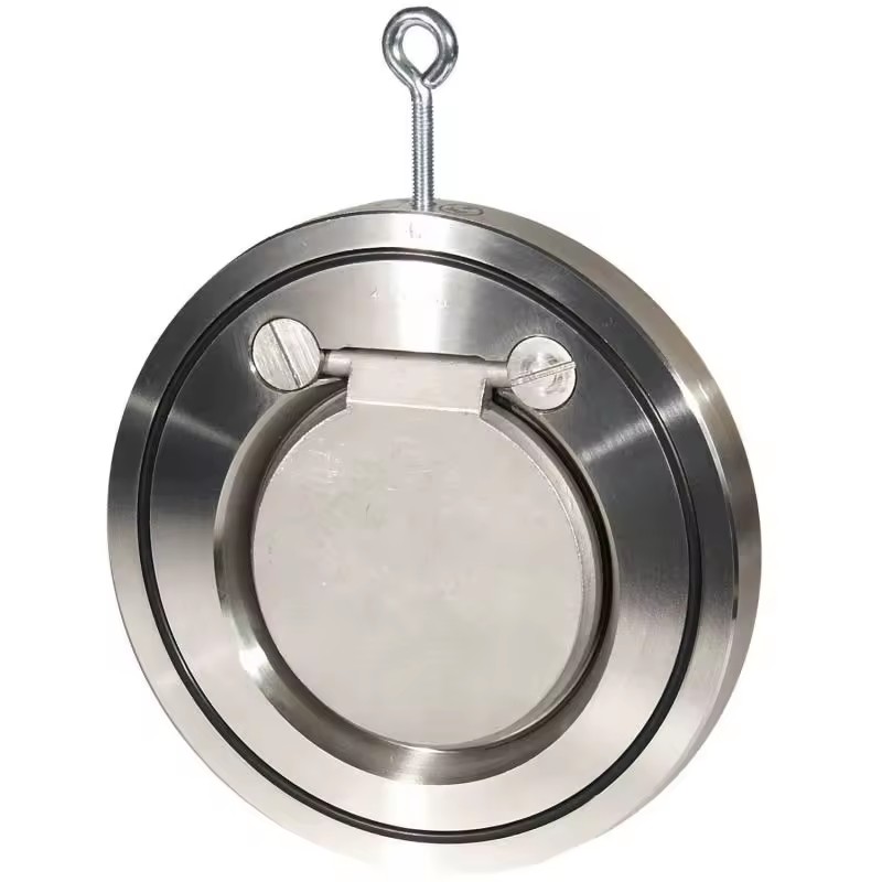 Slap Single Plate CF8 CF8M Check Valve DN50-DN300 for PTFE/EPDM/FKM Three Seal Rings for Marine Offshore Application