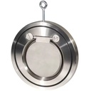 Slap Single Plate CF8 CF8M Check Valve DN50-DN300 for PTFE/EPDM/FKM Three Seal Rings for Marine Offshore Application