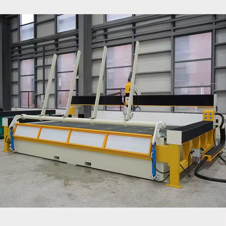 Bridge Gantry 5 Axis 3d Waterjet Machine 4020 Cnc Water Jet Cutting Machine for Marble Granite Glass Cutting Water Jet Cutter