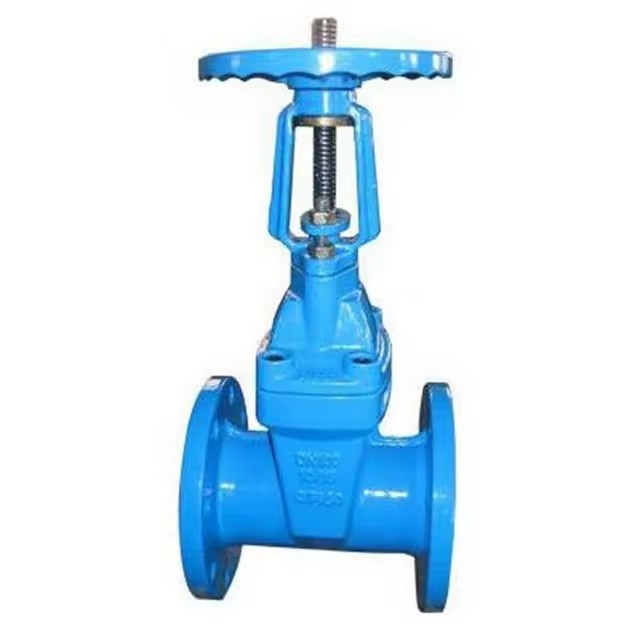 Dn100 Dn200 4 Inch 6 Inch 8 Inch Pn16 GGG40 Ductile Iron Full Bore Rising Stem Flange Gate Valve