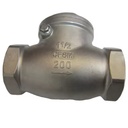 Swing Check Valve Female Threads 200PSI 304 Stainless Steel Non-return Valve Non Return Water Valve