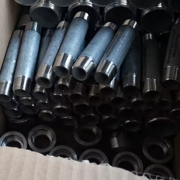 SS316 NPT thread nipple for example 1/2"diameter by 2" long