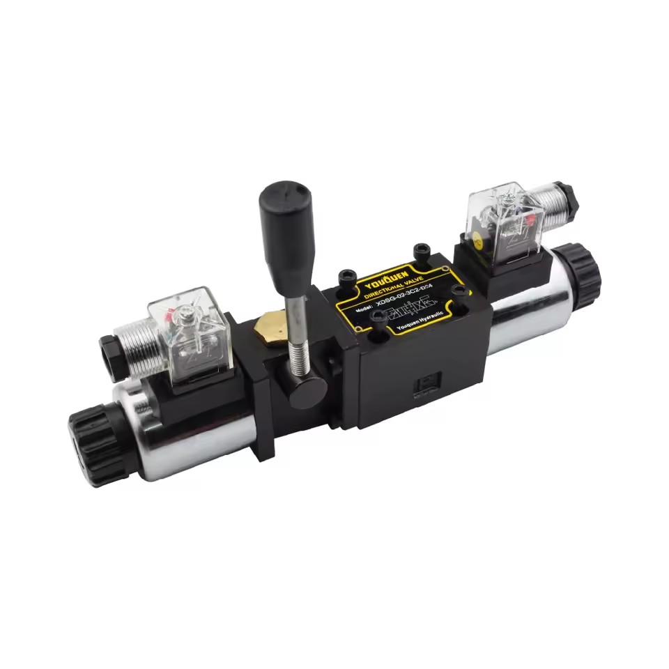 4WMME6 Hydraulic Directional Solenoid Valve-12V 80L/Min Joystick Hydraulic Valve Direction Valve