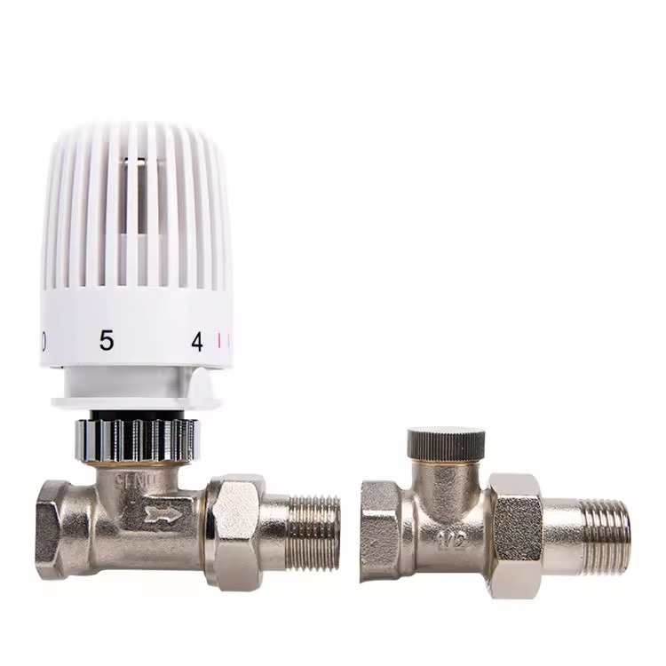 Brass Smart Radiator Valve TRV Thermostatic Head for Heating Control