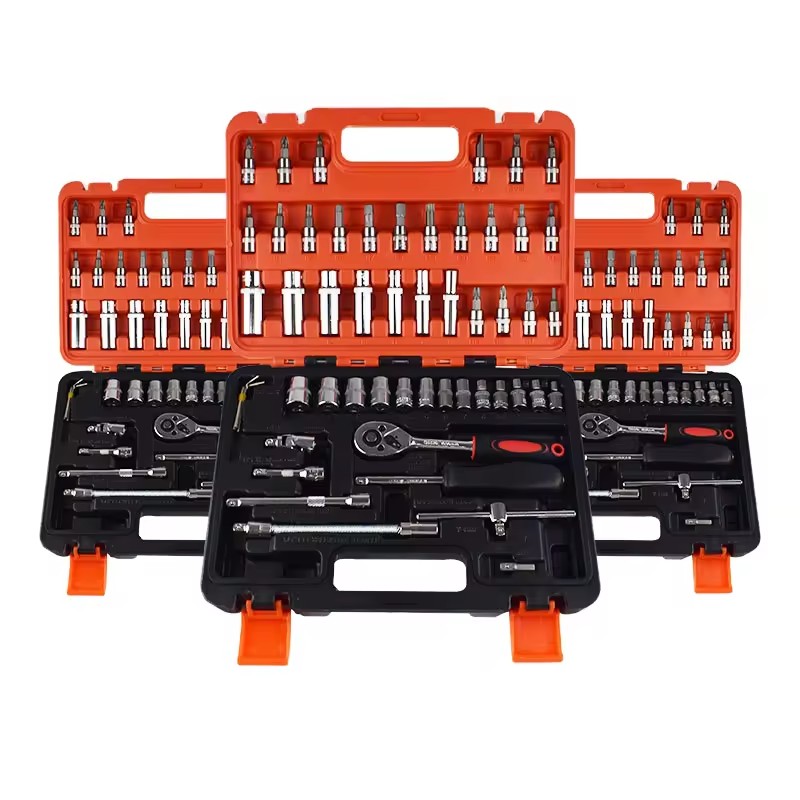 Multifunction 53pcs socket wrench tool set car repair tool set with ratchet wrench