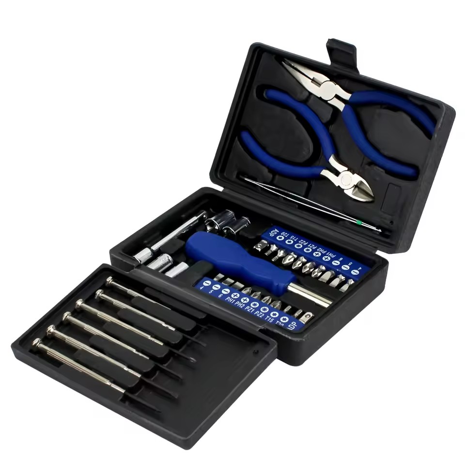 36pcs Multi Mini Gift Hand Repair with Plastic Box for Promotion Tool Set Tools Kit