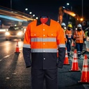ANSI Class 2 Safety Shirt Orange Red Light Yellow Green Blue Customizable Size S-5XL for Airport Welding Repair