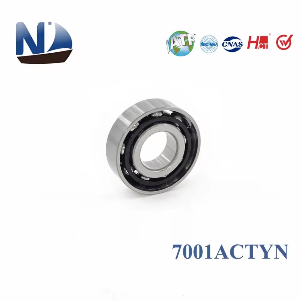 7001ACTYNDF Submini Angular Contact Ball Bearing 12x28x8 DF Face to Face Joined Nylon Buffer for Automatic Servo Driver