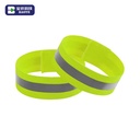 Customizable ANSI Class 1 EN ISO Class 1 Green Safety Vest High-Visibility Reflective Stripes Waterproof Durable Workout Use