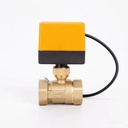 DN15-DN50 Electric Motorized Ball Valve 2-Way Brass Actuator Control Valve For HVAC Fan Coil And Industrial Automation
