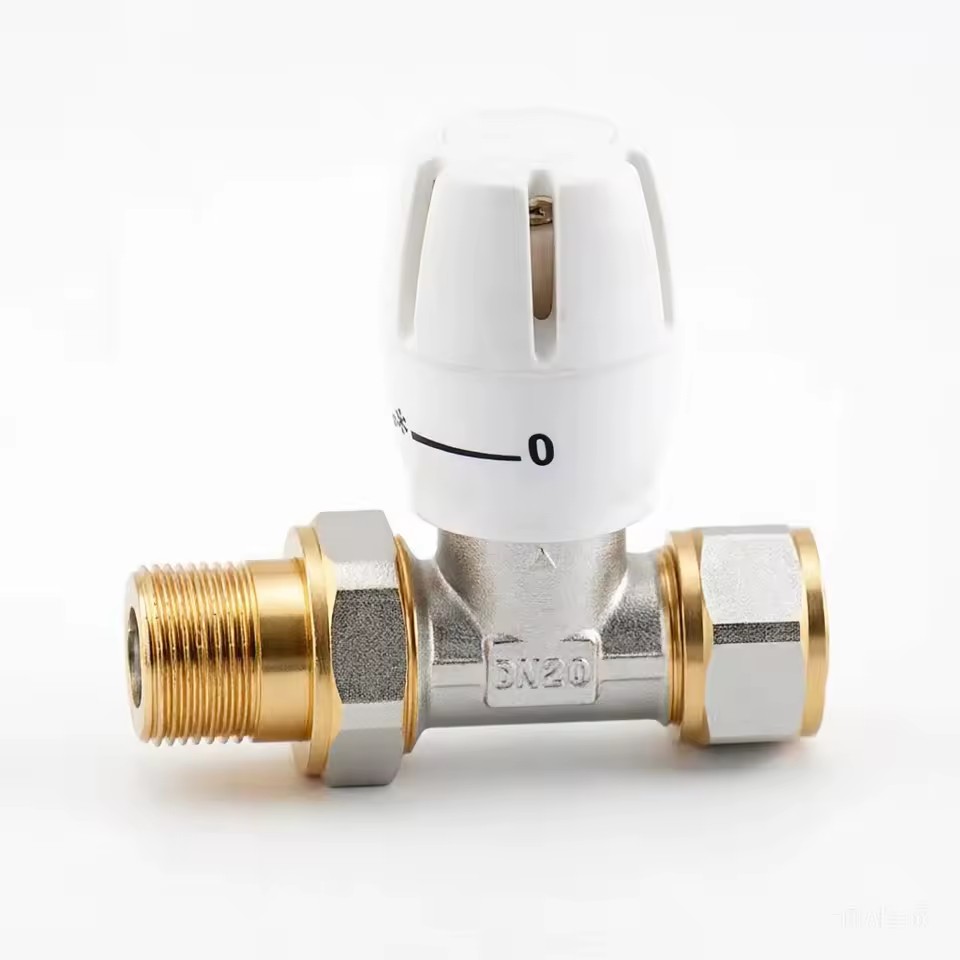 Professional Forged Brass Thermostatic Radiator Valve TRV For PEX-AL-PEX Aluminum Plastic Multilayer Composite Pipe Heating
