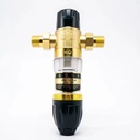 Whole House Brass Pre Filter Water System 40 Micron Reusable Backwash Sediment Filter for Home Plumbing Protection