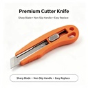 Multi-function Industrial Utility Knife 18mm Thickness for Wallpaper Cutting Unpacking Deliveries Opening Boxes-Office Home Use