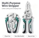 Multifunctional Folding Pliers Suitable For Wire Stripping And Cutting Work Multifunctional Wire Stripping and Cutting Pliers