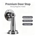 Condibe High Quality Wholesale Durable Silver Finish Magnetic Door Holder Home Office No Drilling Required Stainless Steel
