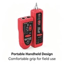 Factory Direct Sale Network Wire Tester RJ11 RJ45 Port Network Tester Tool Kit Home Office Line Tracer