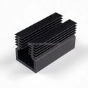 Anodized Circular Aluminum Alloy Motor Housing Extruded Aluminum Casting Services