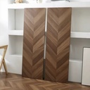 Fishbone Pattern Medium Density Fiber Board AC3 Waterproof Wear-resistant Flooring Natural Color Herringbone Oak Parquet