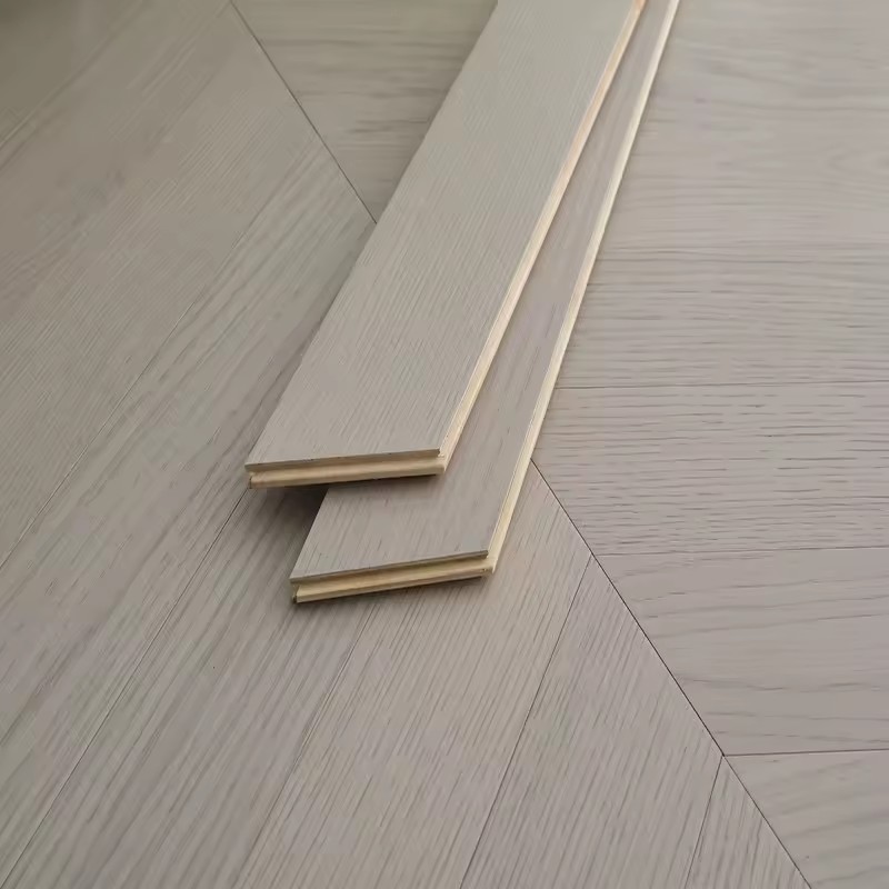 Natural Color Modern Design ABCD Three Layer Solid Engineered Wood Floor Herringbone Wood Flooring