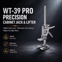 Labor Saving Arm Cabinet Jack Door Board Lifter 100kg-160Kg Load Precision Micro Adjustment Wall Tile Leveling Tool Hand Jack