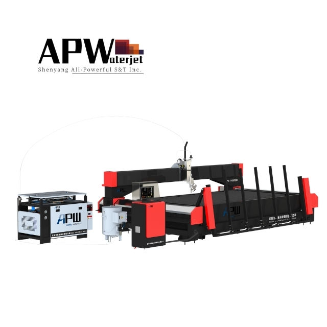 APW Cnc Waterjet Cutter Granite and Marble Water Jet Cutting Machine