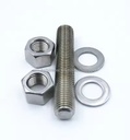 Stainless Steel B8 ASTM A320 Fully Threaded Stud Bolt with Plain Finish