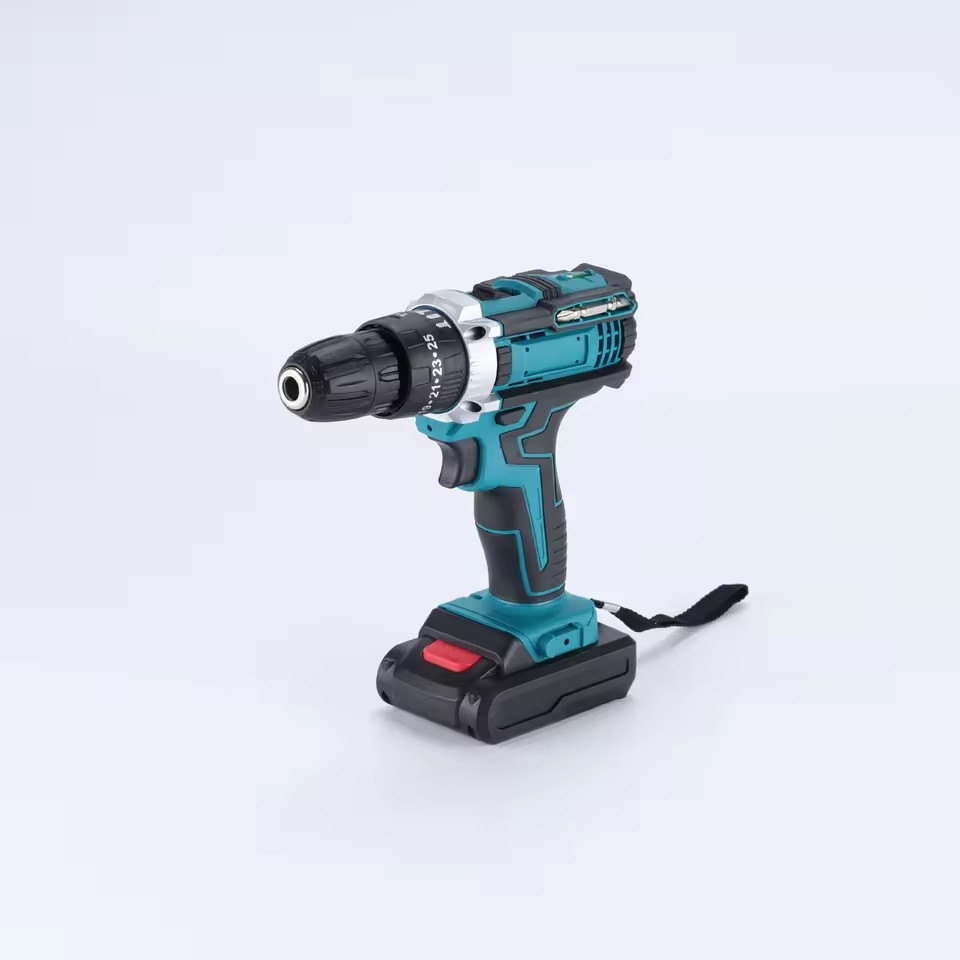 21V Cordless Lithium Battery Impact Drill High Power Multi Function Household Wireless Hand Drill For Cross Border Sale