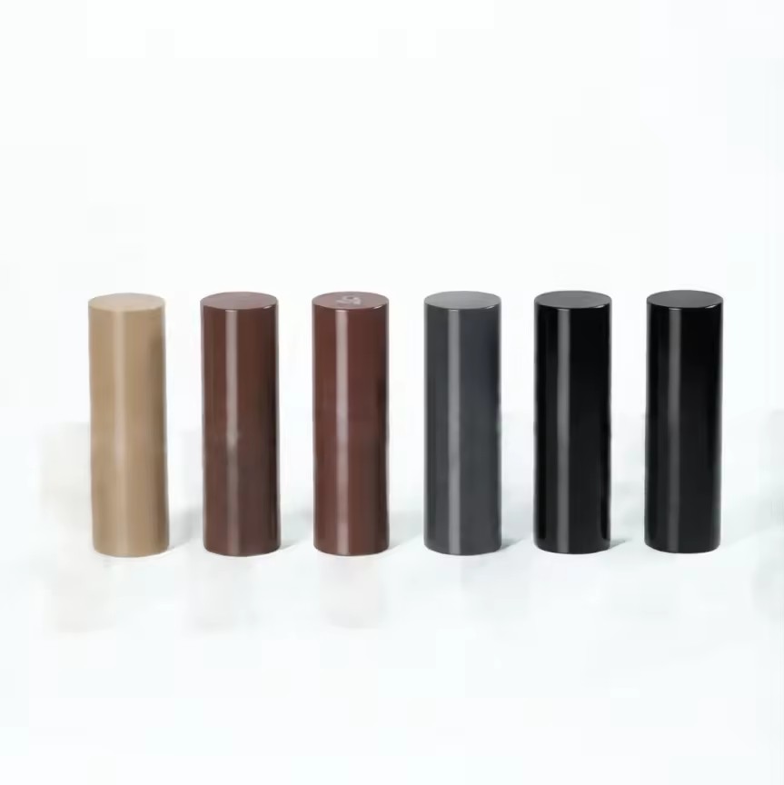 Black Wear Resistant PTFE Rod High Temperature Resistance Extruded Molded Bar Aseismatic Particle Size 100-200 Micron Automotive