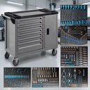 2023 New Design Customized Garage Workshop 7 Drawers Metal Rolling Tool Cabinet/Trolley/Cart