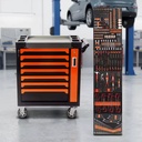 Professional 7 Drawers Roller Tool Sets Box Storage Tool Trolley/ Chest/ Cabinet / Cart for 273PCS Tools Set