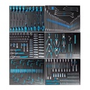 273PCS Professional Mechanic Tool Set with Heavy Duty Modular Tool Chest Storage Cabinet for Garage Workshop Use