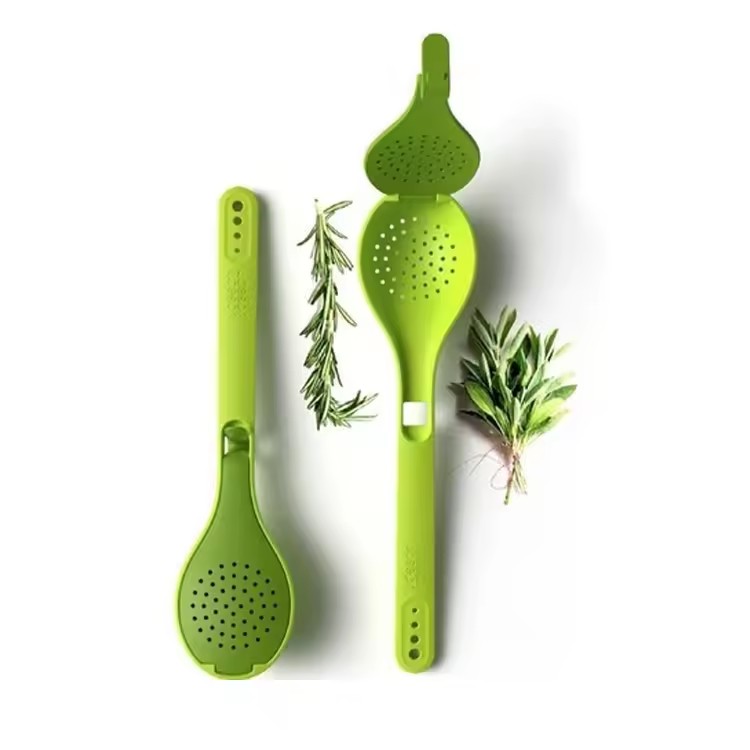 Kitchen Tools Orange Long Plastic Orange Peeler Household Seasoning Spoon Injection Molding Plastic Parts