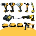 Cordless Power Tool Kit 7 Piece Brushless Power Tools Combo Set Perfect for Home Renovation & Mechanic Maintenance