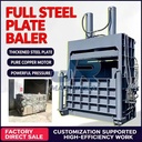 Heavy Duty Vertical Hydraulic Baler, Textile Rag Used Clothes Baling Machine