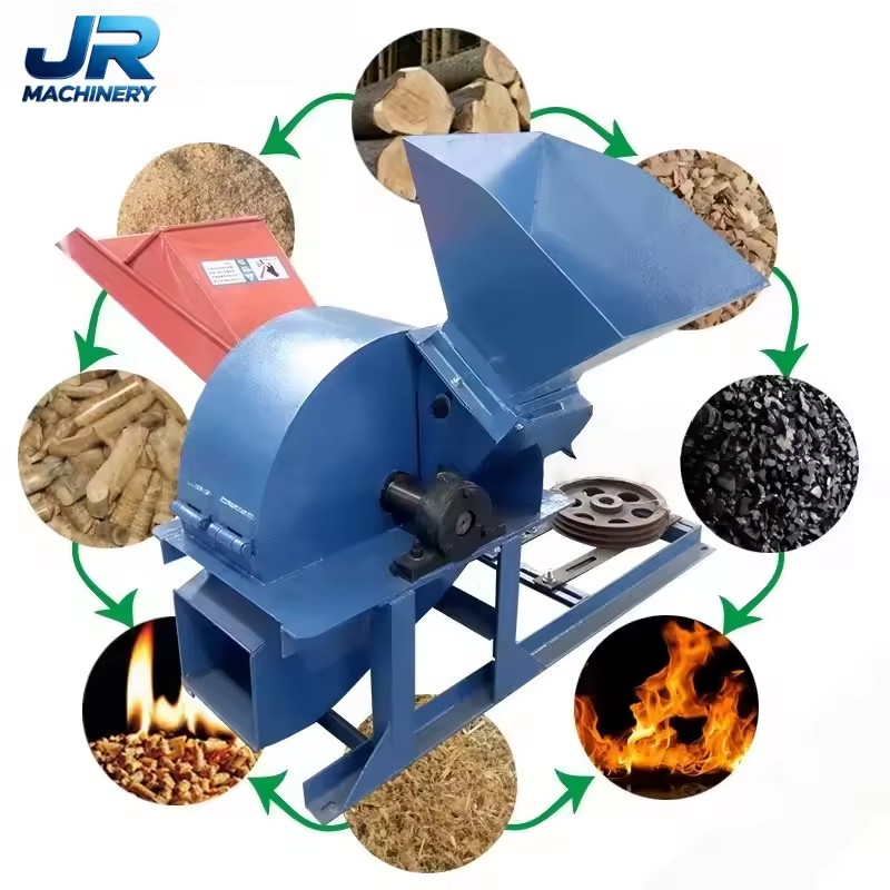 Wood Grinder Machine Sawdust Processing Machine Timber Crushing Equipment Wood Chipper Log Crushing Machine