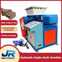 Heavy Duty Single Shaft Shredder Plastic Film Block Shredding Equipment Industrial Single Shaft Shredder