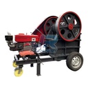 High Reduction Ratio Jaw Rock Crusher, Uniform Finished Particles, Portable