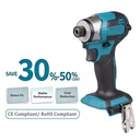 DTD173 3800RPM Brushless Screwdriver Cordless Electric Impact Driver Wireless Drills Rechargeable Impact Screw Driver