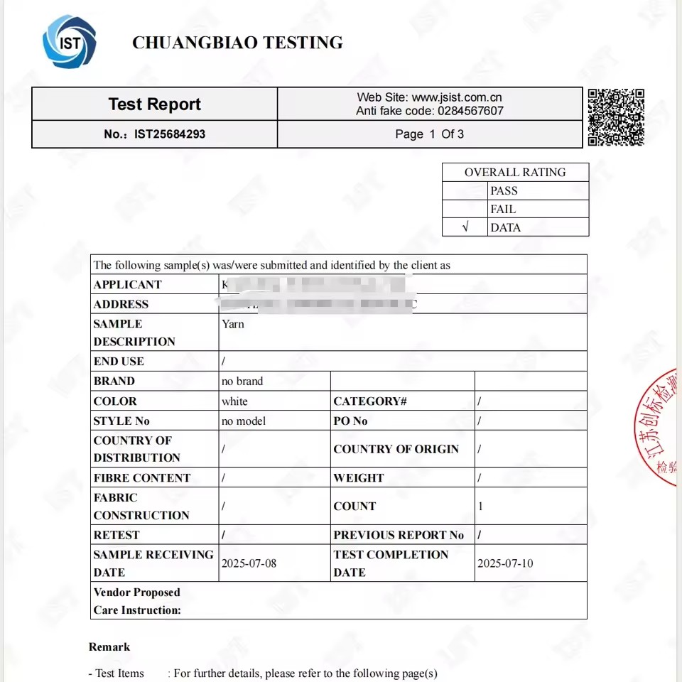 Lab Test and Chemical Testing Service