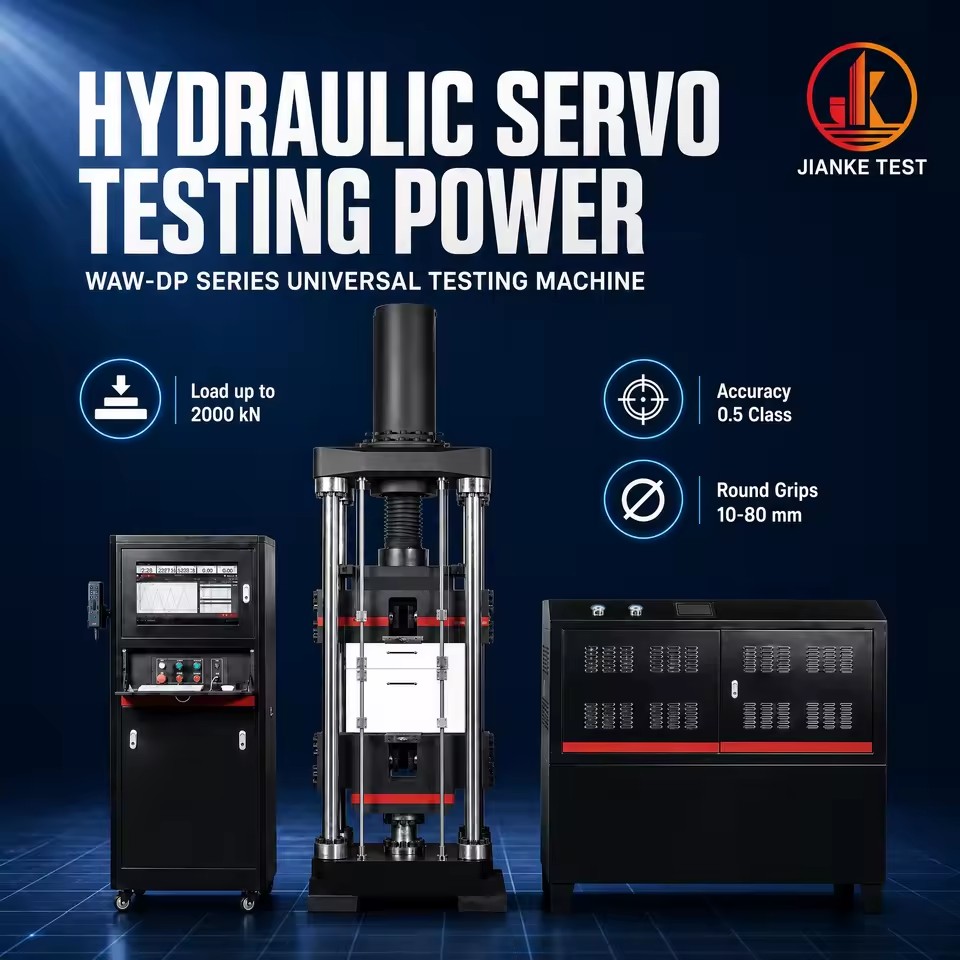 AW-2000DP Electro Hydraulic Servo Universal Testing Machine Metal Tensile Testing Machine Tensile Strength Testing Equipment