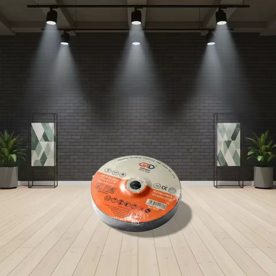 GRD 180mm 6mm Thick 22mm Inner Diameter High Hardness Extra Fine 80 Grit Resin Angle Wheel Disc Metal Ferrous/Nonferrous