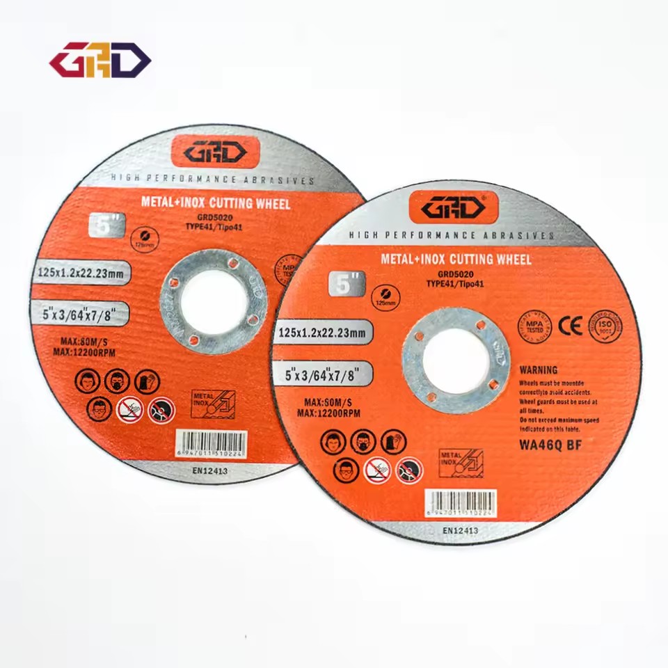 High Quality 125 mm 5 Inch Cutting Wheel / Abrasive Cutting Disc for Metal Stainless Disco Para Corte