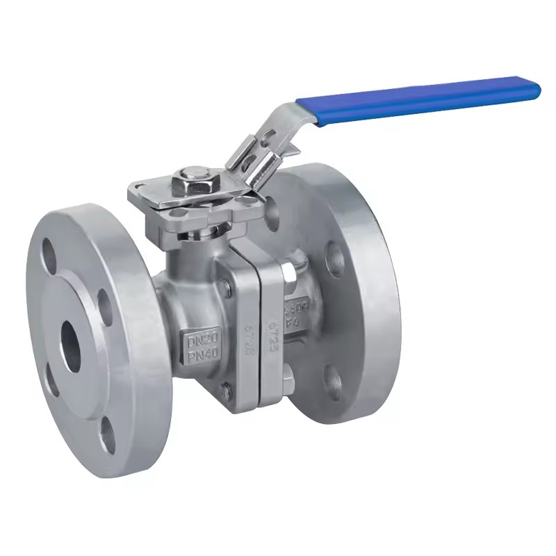 2pc 4 6 Inch Fixed Manual Flange Ball Valve