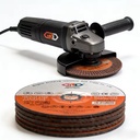 General Purpose Metal Discs 25-Pack 4 Inch for Steel Stainless